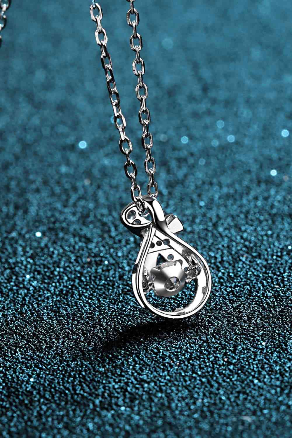 ■TATIANA■ Silver 925 Moissanite 05 Carat Necklace DN0001 1 1 Carat Moissanite Pendant Necklace 925 Sterling Silver