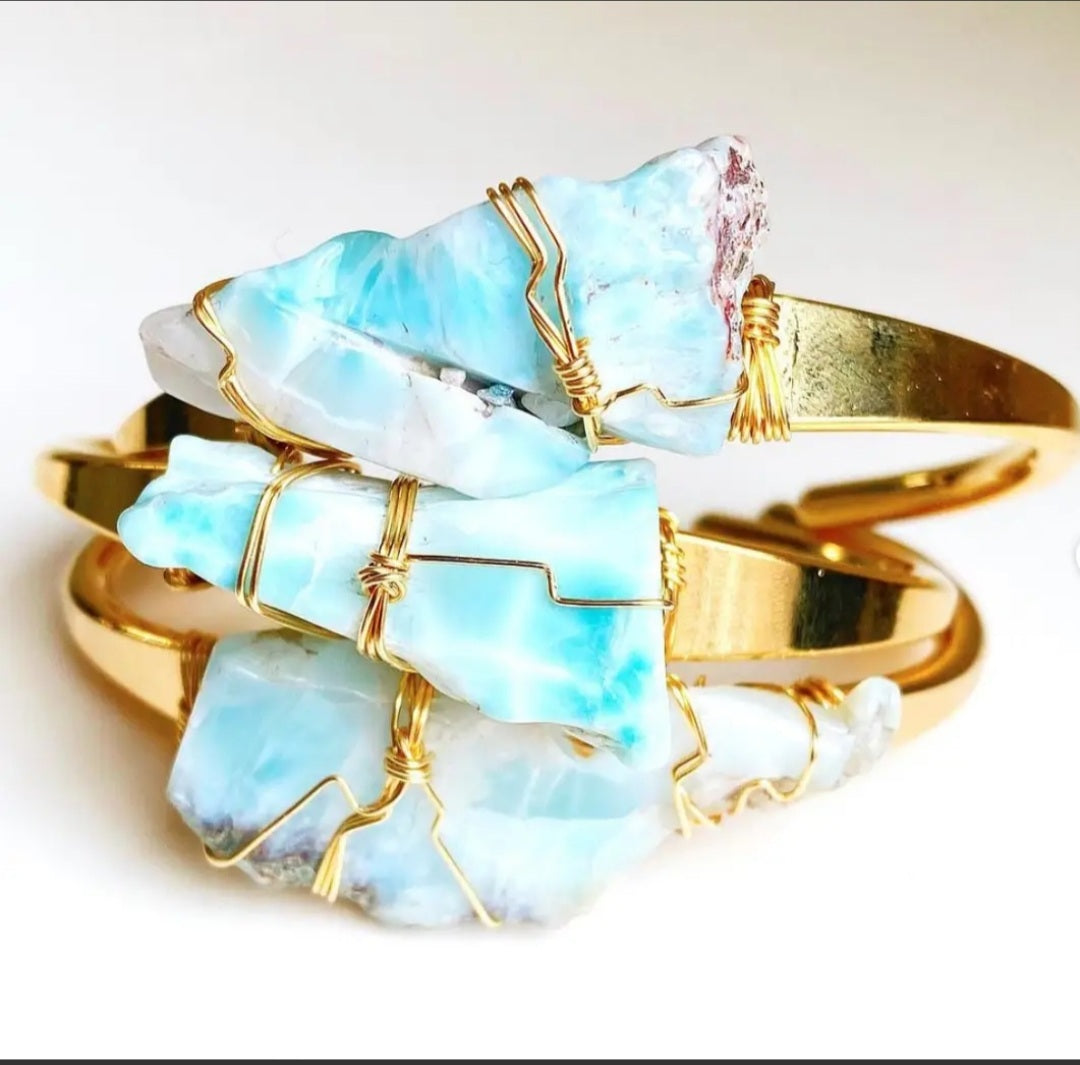 Gemstone Bracelet Cuffs