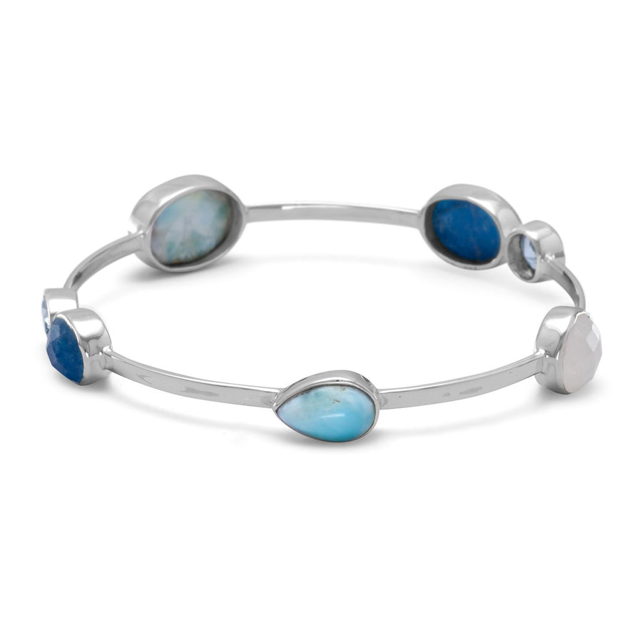 Stackable Multistone Bangle