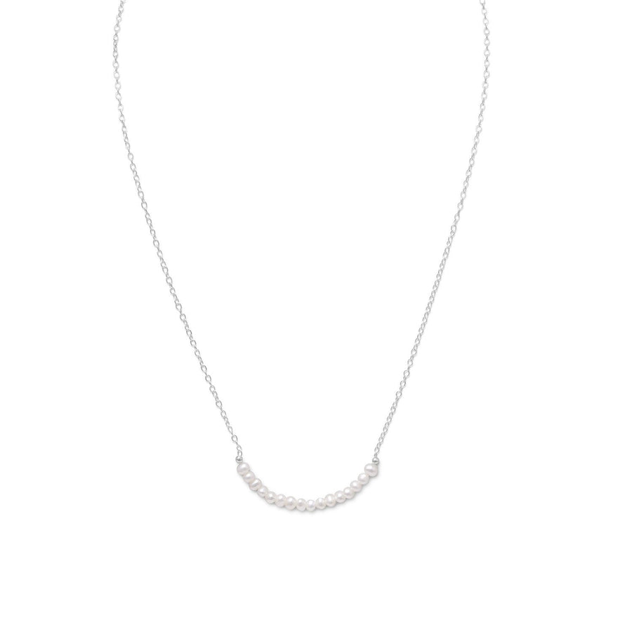 Cultured Freshwater Pearl Necklace - June Birthstone