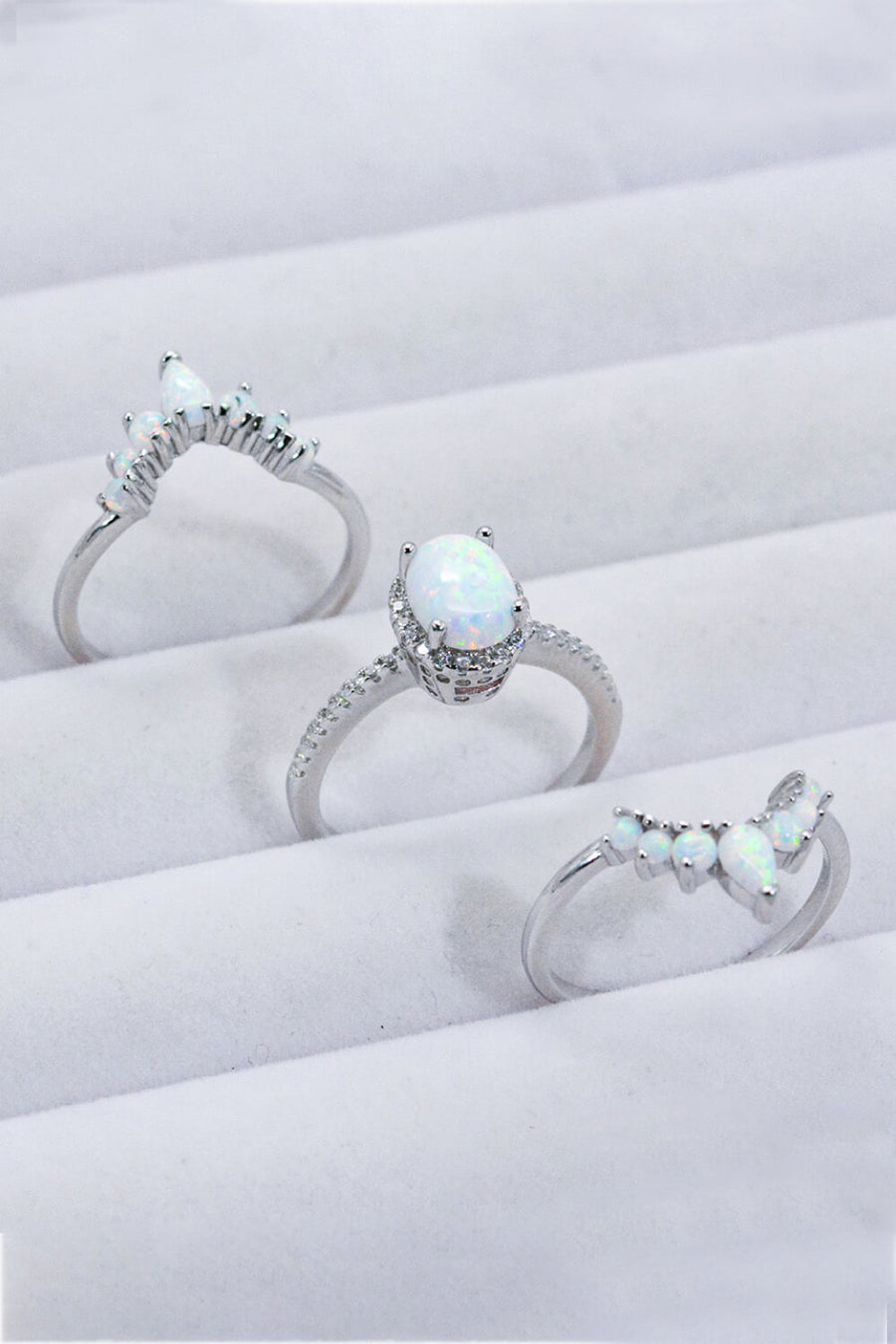 925 Sterling Silver Opal Ring