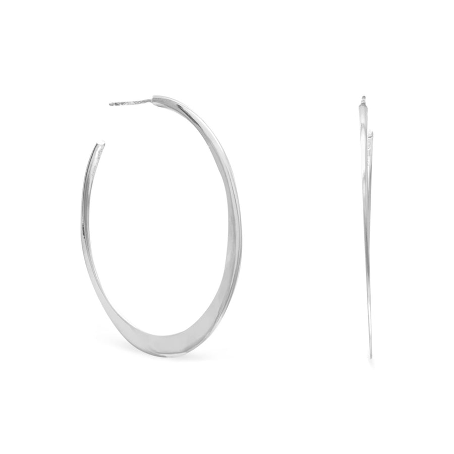 Flat Tapered 3/4 Hoops