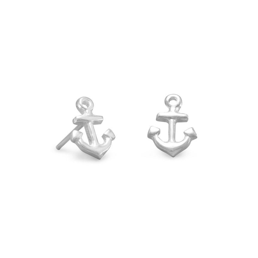 Anchor Stud Earrings