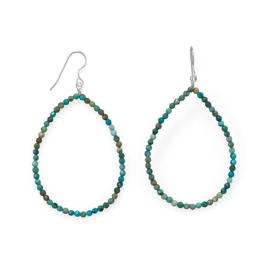 Ooh La La! Natural Turquoise Statement  Earrings