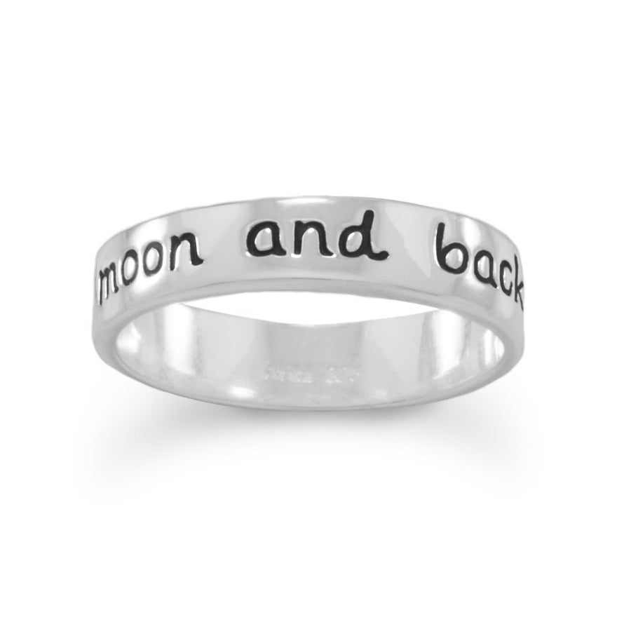 "Love you to the moon and back" Ring