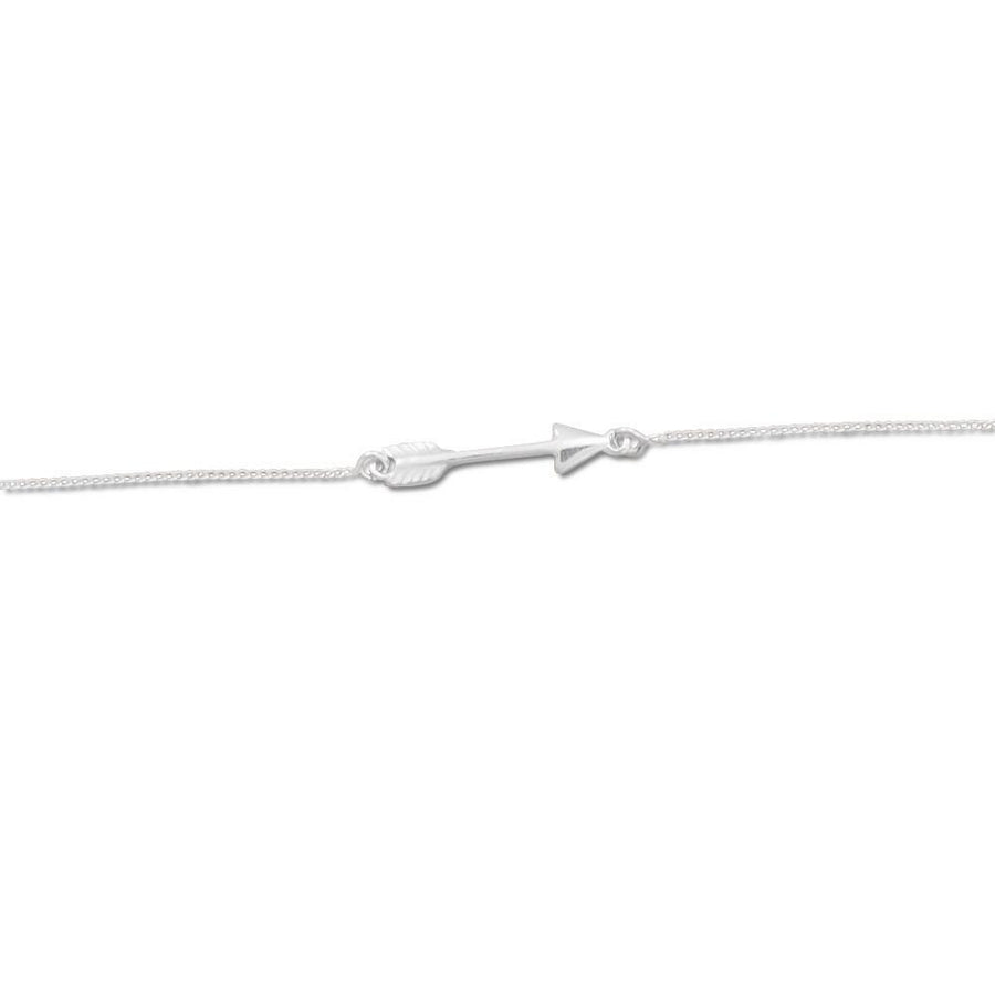 9" + 1" Sideways Arrow Anklet