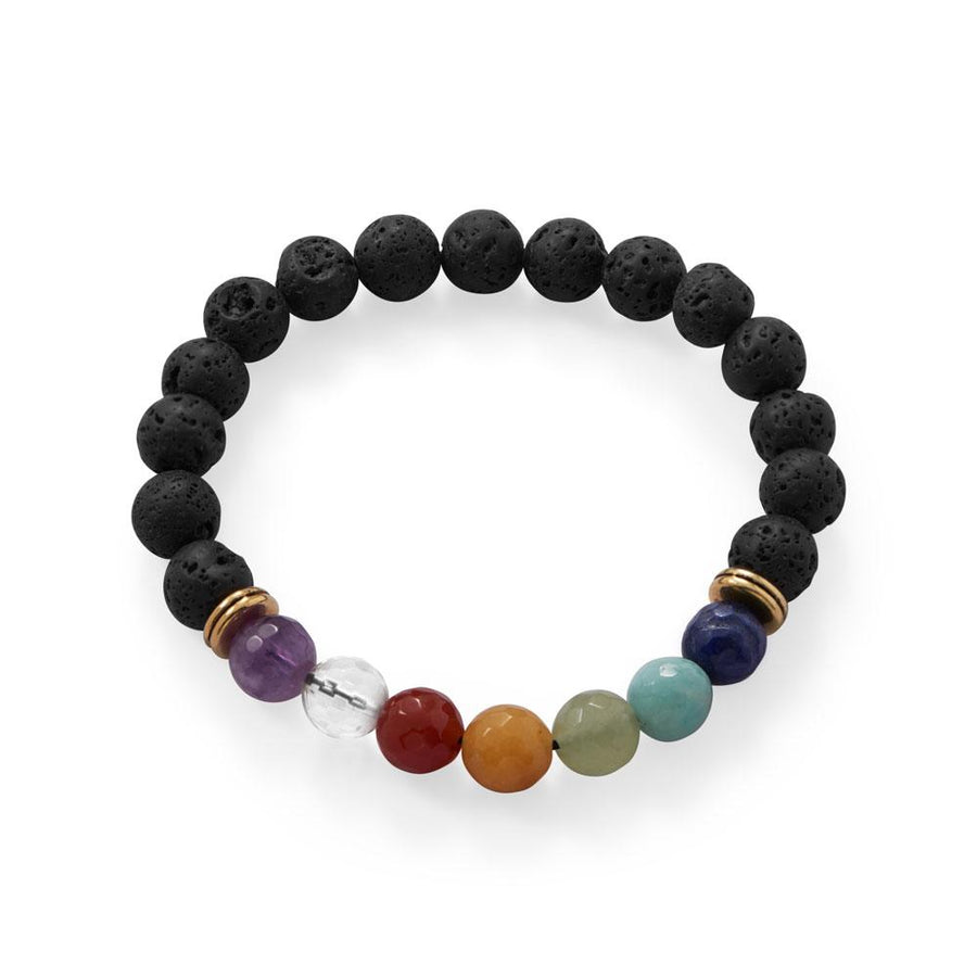 Gemstone Fashion Stretch Bracelet