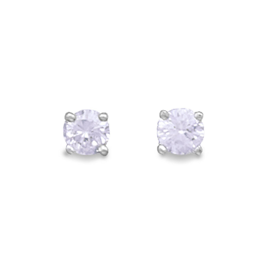 June Birthstone Stud Earrings