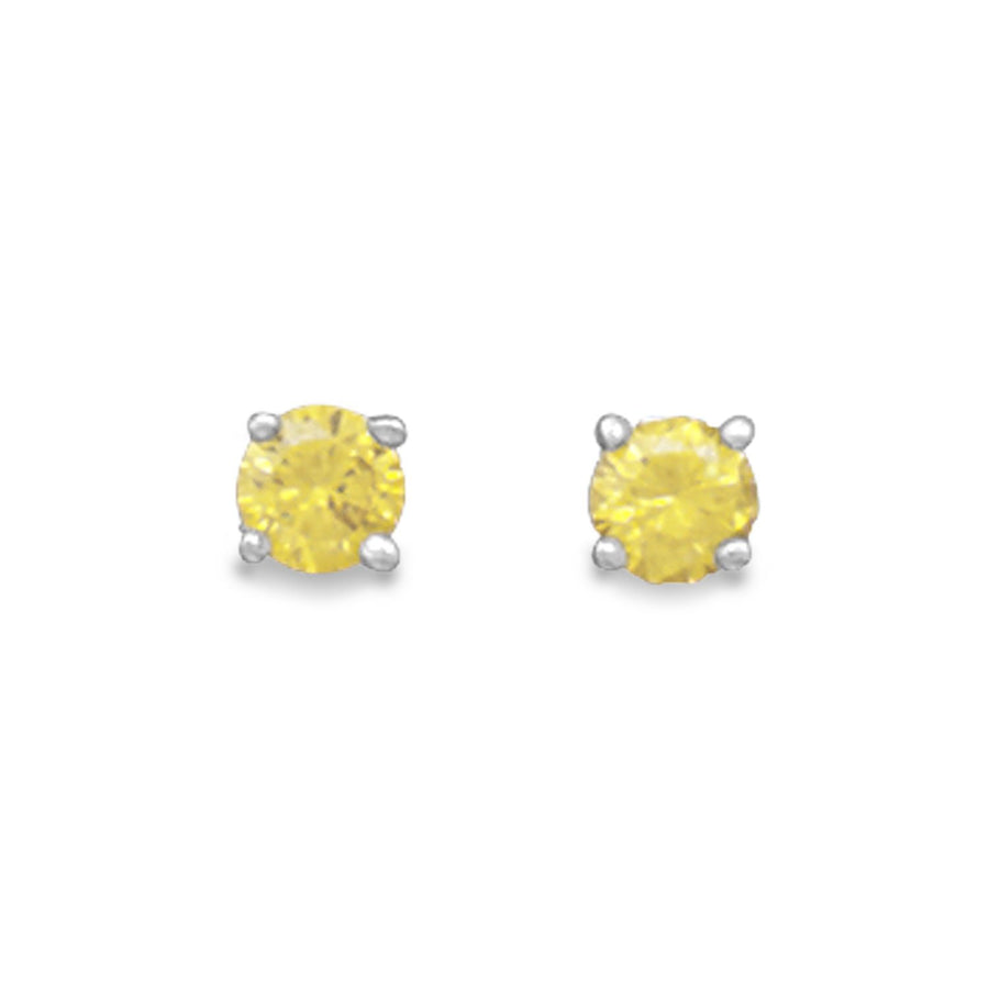 November Birthstone Stud Earrings